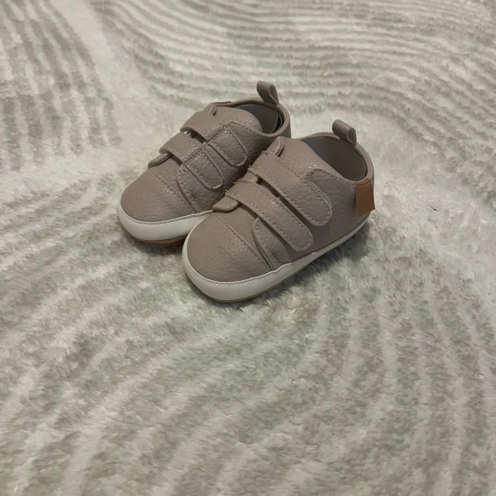 Adorable Tan Baby Walker Shoes